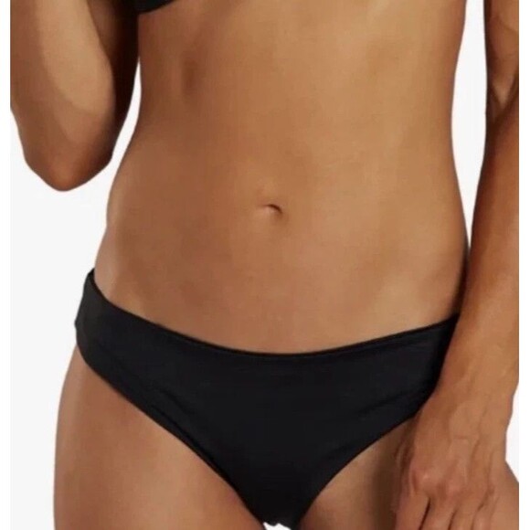 Prana NEW Women's Medium Gemma Reversible Cheeky Bikini Swim Bottom Black - Picture 3 of 11